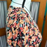 Wild Fable  Floral Long Sleeve Dress - Black and Orange Photo 6