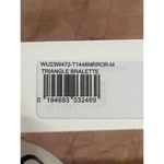 RTA Bralette Top in Mirror Medium New Womens Metallic Cropped Bra Silver Photo 8