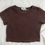 Princess Polly Brown Baby Tee Photo 0
