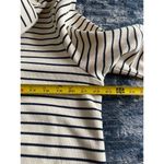 CHAPS  Women's 3 Button Nautical Knit Jacket Cream Navy Stripes Plus Size XXL Photo 6