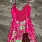 White Fox Boutique Neon Pink White Fox Dress  Photo 1