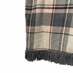 For Cynthia  Skirt Wool Blend Faux Wrap Fringe Plaid Business Casual Office Large Photo 3