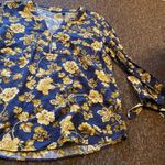 Ellen Tracy  linen blend blouse M Photo 2