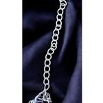 Vintage Owl Necklace Pendant 18 in Chain Extender Black Crystal Eyes Accents EUC Photo 9