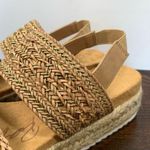 American Rag  Women's Woven strap Platform Espadrille Sandals Tan Size 6.5 Photo 3