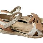 ABEO Alina Espadrille Flat Sandals Tan Size 9 Photo 0