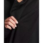 Athleta  Purana Wrap Sweatshirt Size Medium Black Photo 4