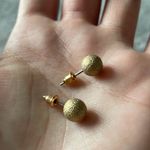 Urban Outfitters Golden Detailed Stud Earrings Photo 1
