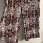 New York & Company snake print jumpsuit White Size M Photo 1
