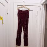 Urban Outfitters  Crushed Velvet Pants Flared Holiday Valentine's Photo 4