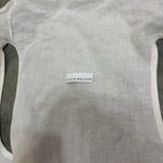 Bryn Walker  White Linen Asymmetrical Vest Womens Boho Coastal Fairy Photo 4