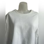 English Factory NWOT  Balloon Sleeve Crew Neck Blouse White Size Medium Photo 4