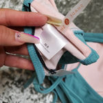 Shade & Shore  Front Tie 2 Piece Swimsuit Top 36B/ Bottoms: L Photo 8