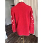 Designer Originals Studio Christmas Holiday Ugly Sweater Women Sz Small Snowman Photo 3