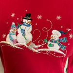 White Stag Small Red Snowman Top Photo 1