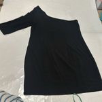 Charlotte Russe  Plain Black Off the Shoulder Bodycon Sexy Dress Large Women Photo 5