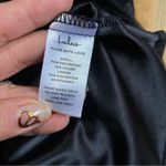 Lulus NWOT Masterfully Eloquent Black 3D Floral Mini Dress Photo 9