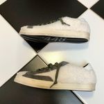 P448 Nordstrom John Wad Sherpa Fashion Sneakers White Green Gray Teddy sz 7.5-8 Photo 2