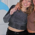 Lizard Thicket Sparkly Cropped Top Photo 0