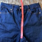 Altar'd State Altar’d State stretch high rise fixed cuff denim shorts dark wash 29/9 Photo 2