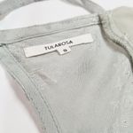 Tularosa Natalie Embroidered Midi Dress in Blue Abyss Small Photo 6