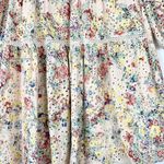 En Saison Eyelet Babydoll Mini Dress Size Small Floral Tiered Lined Puff Sleeve Pink Photo 8