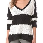 Free People Songbird Rugby Stripe Bouclé Sweater Photo 4