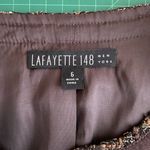 Lafayette 148 Women 6 Brown Tweed Zip Up Blazer Suit Jacket Quiet Luxury Career Photo 8