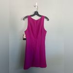 Nicole Miller VTG NWT Magenta Pink Sleeveless Crepe A-line Dress Sz 12 Photo 5