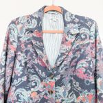 Sundance Matisse Blazer Floral Navy Pink Size M Boho Artsy‎ Academia Cottagecore Blue Size M Photo 1