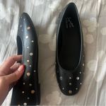 Seychelles  Anthropologie black Jamie square toe flats shoes Photo 3