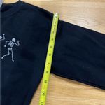 None Black Skeleton Dance crew neck sweatshirt size small Photo 4