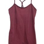 Lululemon Power Y Tank Luon Bordeaux Drama Maroon Tank Size 10 Photo 0