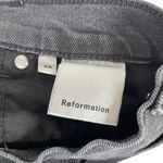 Reformation Women’s Selma High and Skinny Jeans in Fraser Black Size 28 Photo 11