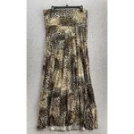Pure Energy  Women's Animal Print Strapless Maxi Dress Plus Size 2 Cheetah Print Photo 4