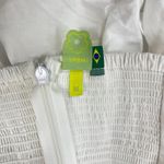 Farm Rio NWOT  White Bubble Midi Dress Size M 100% Cotton Photo 9