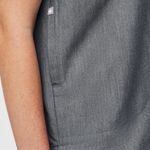 FIGS Scrub Top Technical Collection Rafaela Oversized Medium Gray Photo 2