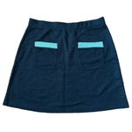 ZARA  Trafaluc Tweed Black Mini Skirt 2 Pockets Classic Chic Size Medium Photo 8