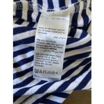 Chico's 3 Womens XL Navy Striped Top Stretch Tunic Casual Coastal Clean Girl Photo 5