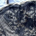 Tripp NYC Vintage Women's Corset Sz M Tank Top Black Brown Lace Up Zip Cotton Photo 15