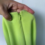 Cult Gaia Marie neon green high rise cropped dress pants trousers size 4 S Photo 8