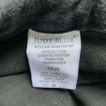 Judy Blue High Waist Jet Black Double Roll Cuff Jogger Jeans No Tie Size 16W Photo 6