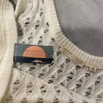 NWT Uncharted Threads Size L Cream Stretchy Knit Crochet Terry Cover Up Dress White Size L Photo 10