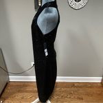 New Rachel Roy Womens Black Sequined Halter Top Cocktail Party Midi Dress XL Photo 2
