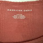 American Eagle  Outfitters Pink Crop T-Shirt Fitted Photo 1