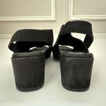 Eileen Fisher  Leigh Nubuck Slingback Sandal In Black Women’s 7 Vero Cuoio Photo 5