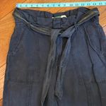 Anthropologie  Linen Blend Ankle Wanderer Utility Pants size 4 Photo 8