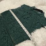 Bardot  Lace Illusion Sheath Dress in Green Size 6 Photo 3