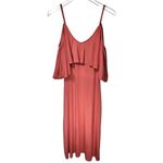 Rachel Pally NWT Ruffle Overlay VNeck Midi Dress in Chipotle Photo 11