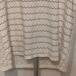 Halogen textured top black and white with sheer back size medium Photo 3
